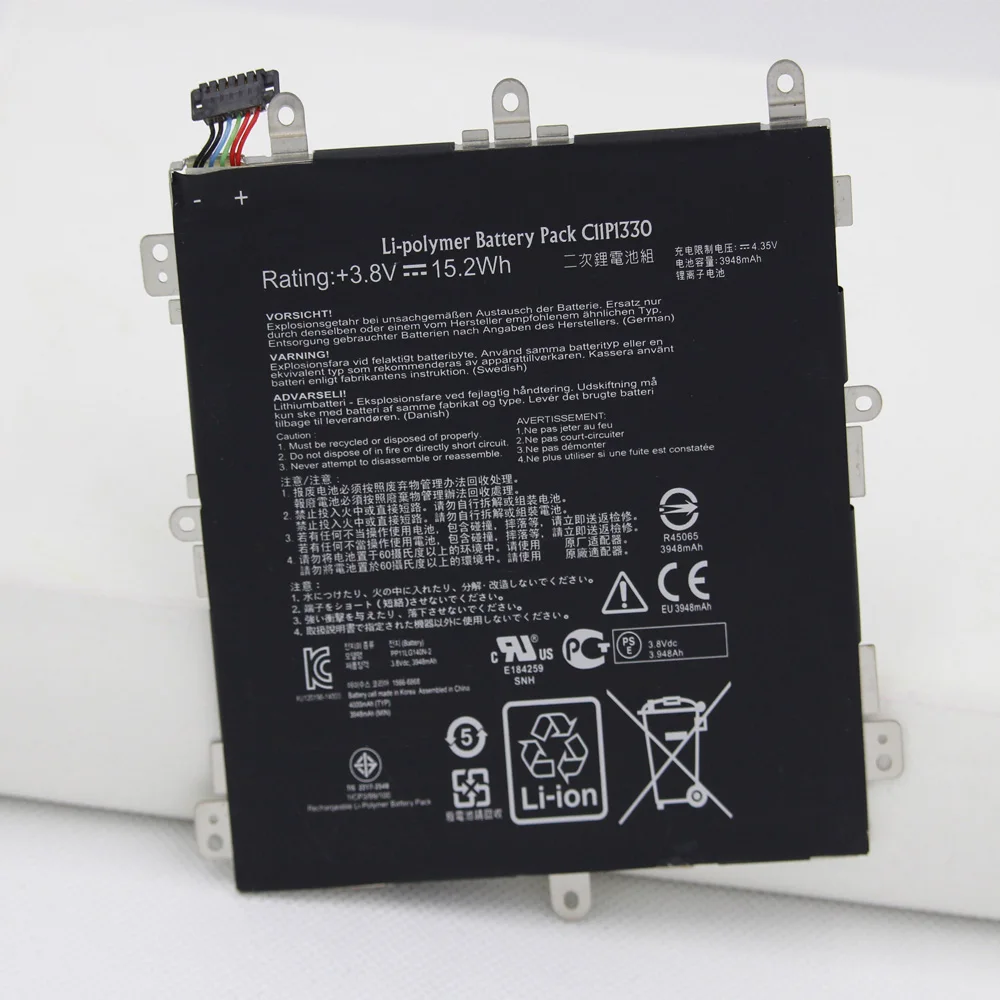 10 шт./лот 3948 мАч аккумулятор для ASUS MeMO Pad 8 ME581CL ME581C K01H K015 ME8150C C11P1330 сменный |