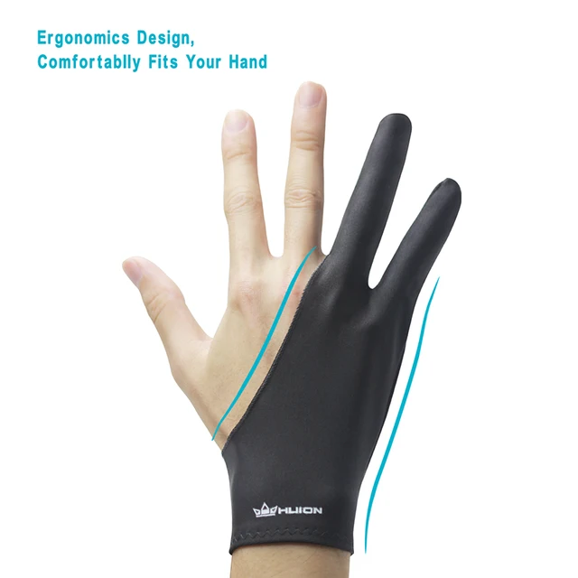 Huion Anti-fouling Drawing Glove for Graphics Tablet Pen Monitor Digital Drawing Tablet Light Box Tracing Board Free Size 1 PC - Image 3