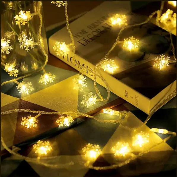 Us 1 49 30 Off Small Snowflake Light Snow Flakes Led String Fairy Lights Lamp Xmas Party Home Decoration Battery Ed Indoor In Us 1 49 30 Off Small Snowflake Light Snow Flakes Led String Fairy Lights Lamp Xmas Party Home Decoration Battery Ed Indoor In