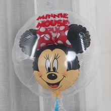 1 шт. Микки и Минни Маус прозрачные надувные шары mickey Мышь мяч в шар для воздушных шаров на день рождения вечерние украшения детские игрушки globos