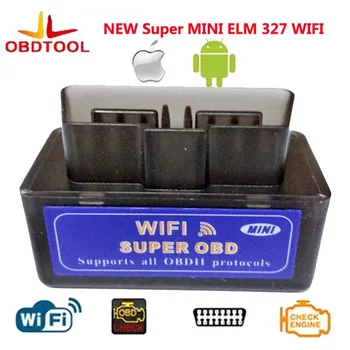 

Universal Version ObdTooL OBD2 WIFI ELM327 V 1.5 Scanner for IOS Auto OBDII Scan Tool OBD 2 ODB II ELM 327 V1.5 WI-FI ODB2