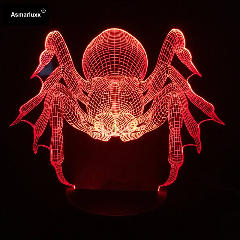 Asmarluxx Spider 3d led lamp0001
