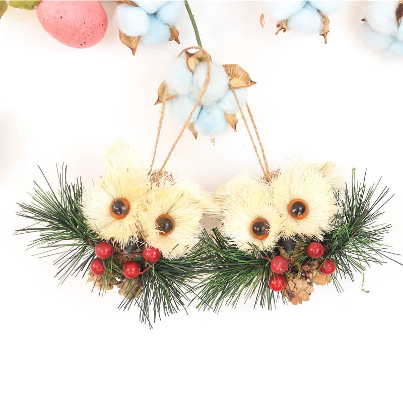 35 owl handmade new year decorations christmas tree pendant drop ornaments navidad bird with berries - Bird Christmas Decorations 35 owl handmade new year decorations christmas tree pendant drop ornaments navidad bird with berries - Bird Christmas Decorations
