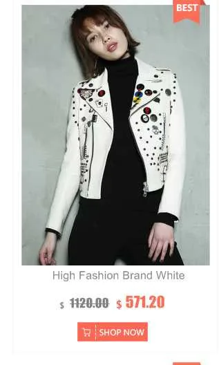 Модная брендовая байкерская куртка из натуральной овчины с заклепками, женская черная куртка в стиле рок, новая коллекция, весенняя куртка из натуральной кожи