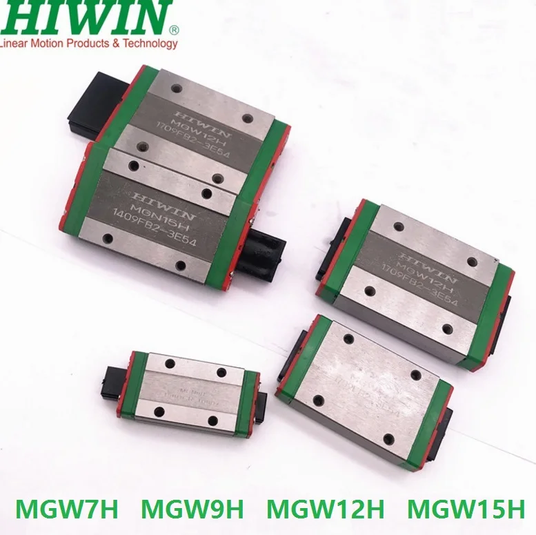 4 шт./лот 100% оригинальный новый Hiwin MGW7H MGW9H MGW12H MGW15H линейные блоки на запчасти к мини