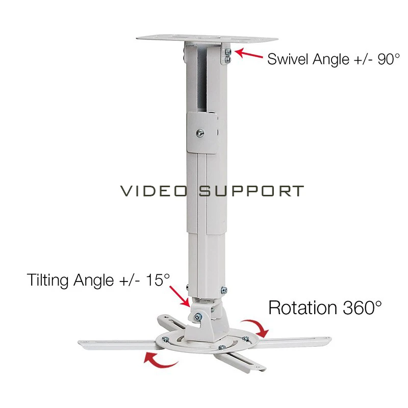 PMB305 универсальная Масштабируемая подставка для проектора регулируемый кронштейн для крепления проектора максимальный вес 8 кг