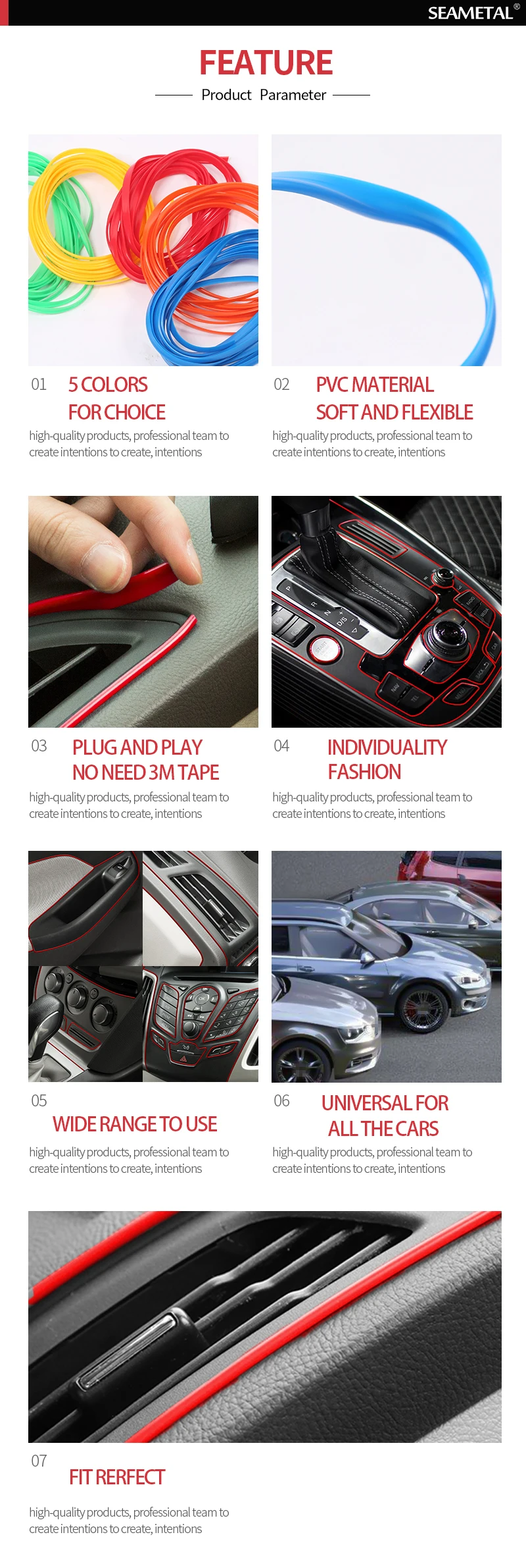 4car-interior-decoration-trim-strip
