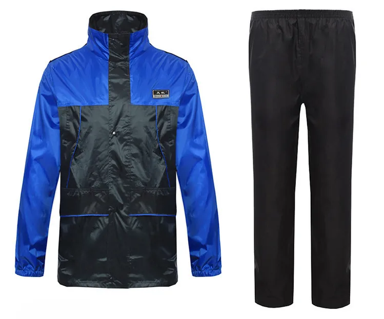 Women Men Raincoat Pants Set 16