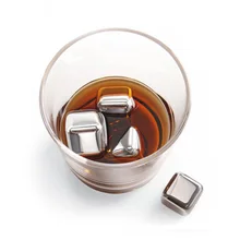 UPORS многоразовые камни для виски с коробкой для хранения пищевого качества, охладитель для пива, вина, кубики, охладитель для шампанского, кубики для льда из нержавеющей стали