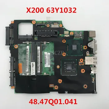 

Free shipping For X200 Laptop motherboard 63Y1032 07226-4 48.47Q01.041 P8600 GM45 DDR3 working well