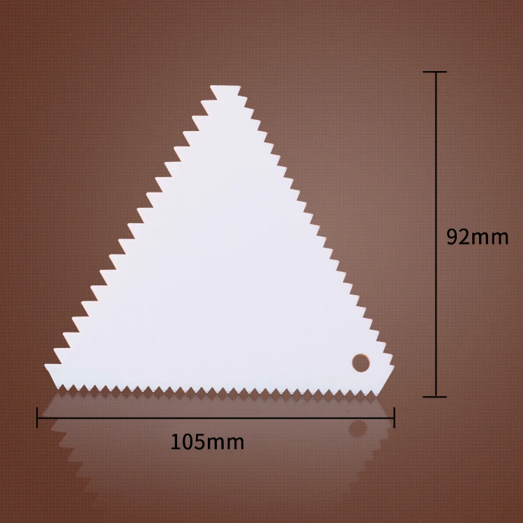 BAKEST 3 шт. в партии Пластик гладкой Скребки торт тесто резак торт выпечки отделка Инструменты