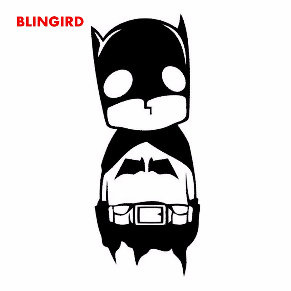 Blingird 19 Cm 8 Cm Sedikit Batman Lucu Kartun Keren Decal