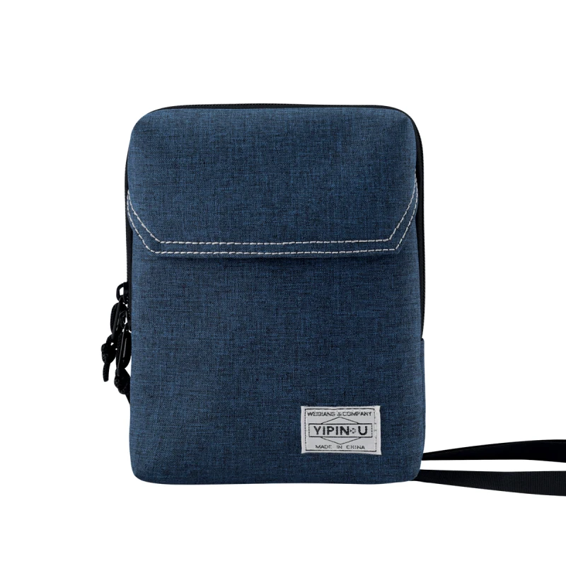 Professional light weight passport bag waterproof fabric sling jogging