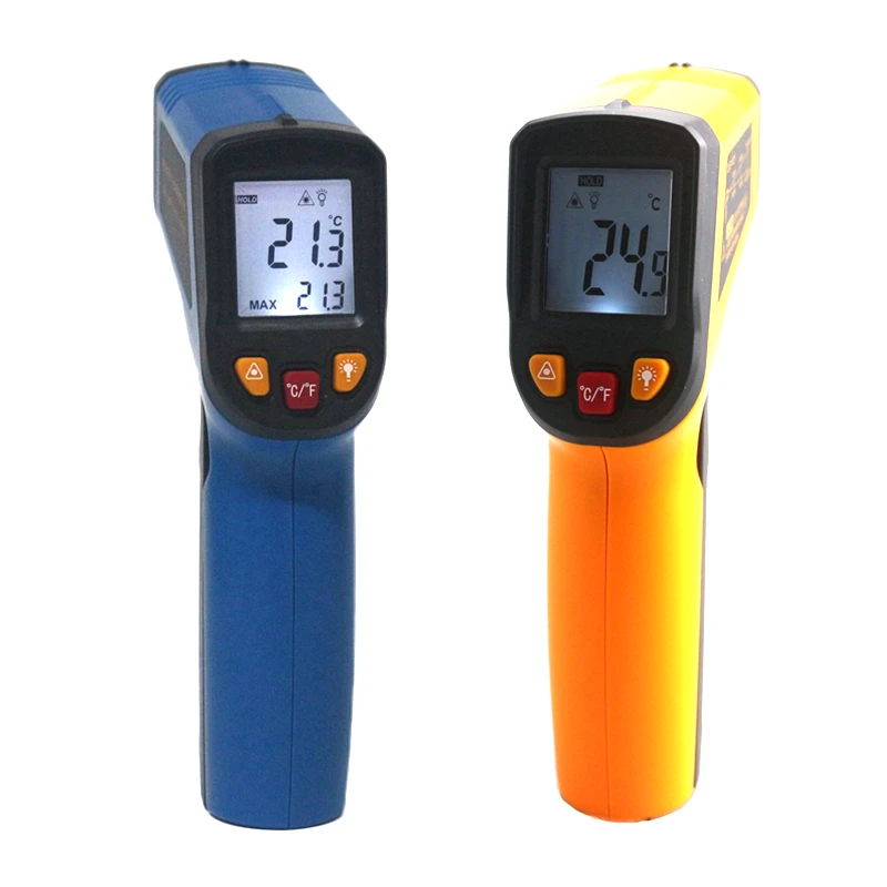 IR Infrared Thermometer C/F Surface Pyrometer LCD Non-Contact Digital Red Laser Temperature Meter IR Infrared Thermometer C/F Surface Pyrometer LCD Non-Contact Digital Red Laser Temperature Meter