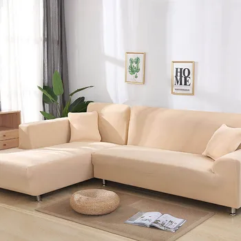 

Grey /Solid Color 1 Piece/ 2 Pieces Sofa Cover for L Shaped Sectional Sofa Corner Sofa Towel Couch Cover for Furniture Armchairs