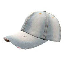 Брендовая однотонная джинсовая Бейсболка для женщин и мужчин, джинсовая кепка в стиле хип-хоп, плоская кепка, летнее средство для защиты от солнца, бейсболка