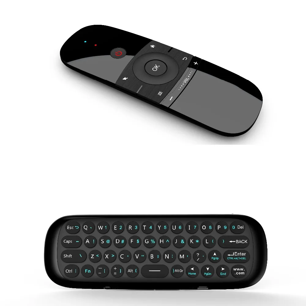 W1 Russian English MINI Air Mouse Wireless Keyboard 2 4G Mention Sensing Fly Air Mouse For
