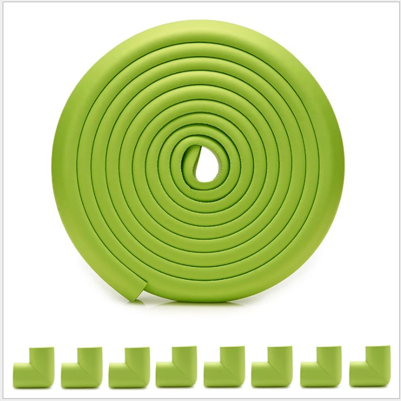 5 M+8pcs Corners Child Protection Corner Protector Baby Safety Guards Edge & Corner Guards Angle Form Free Tape Dropshipping