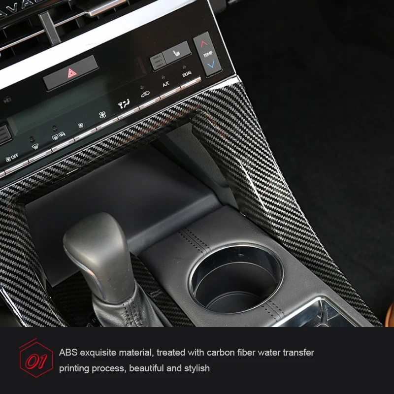 QCBXYYXH ABS коробка передач декоративная блестящая рамка для Toyota Avalon XX50-настоящее украшение автомобиля аксессуары блестки