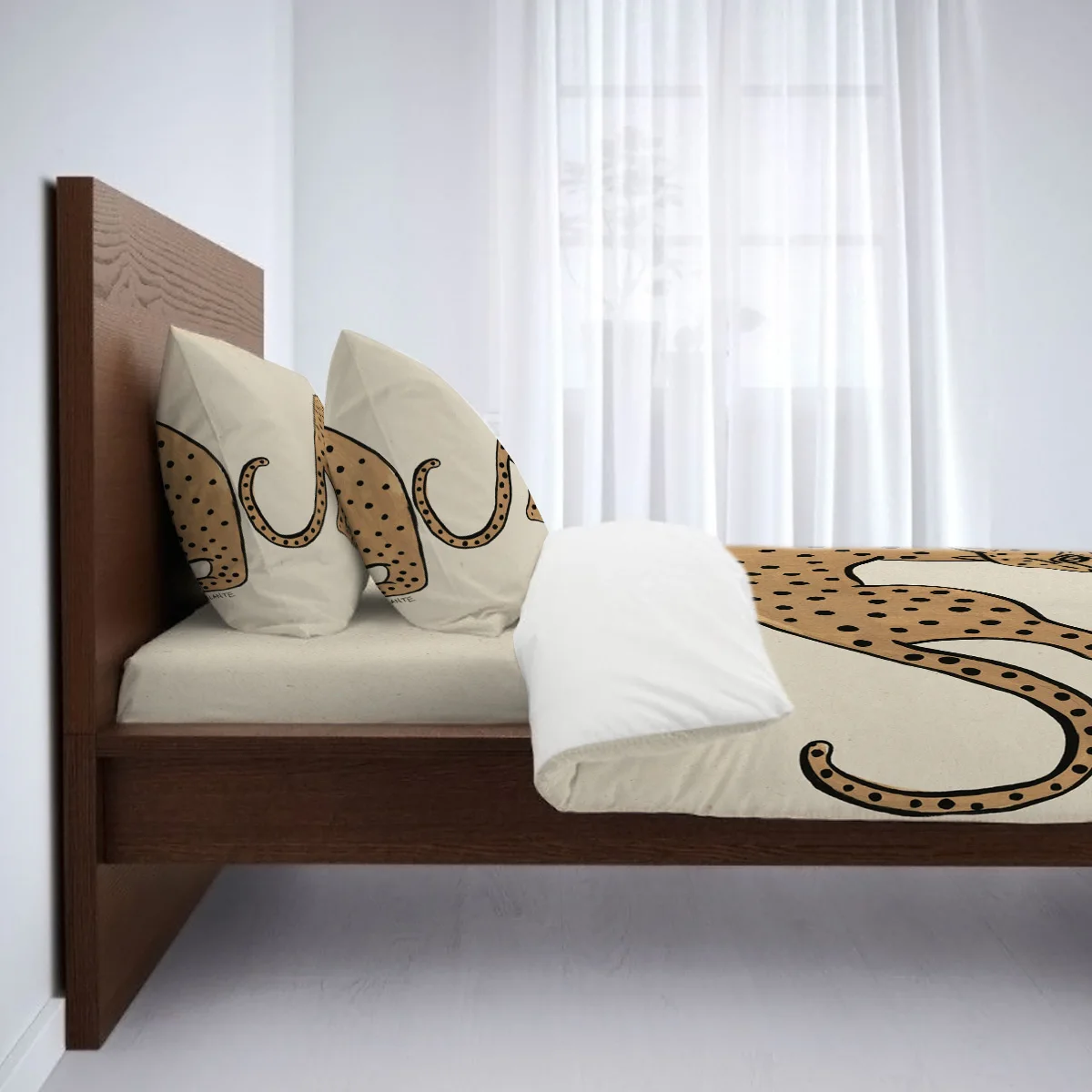 WARMTOUR пододеяльник Cheetah набор пододеяльников 4 комплект постельного белья для кроватей Комплект постельного белья роскошный DHL способ