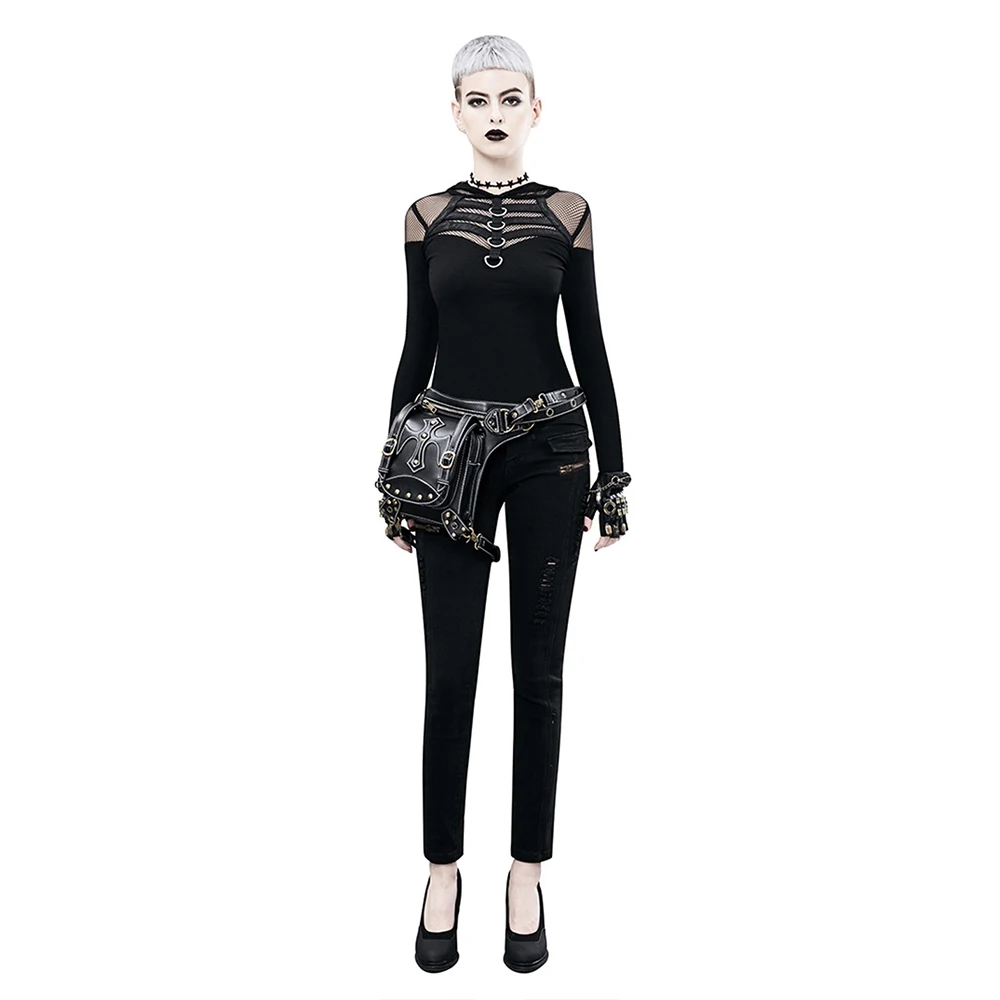 Стимпанк поясные сумки Готическая сумка через плечо винтажная Ретро Рок женская