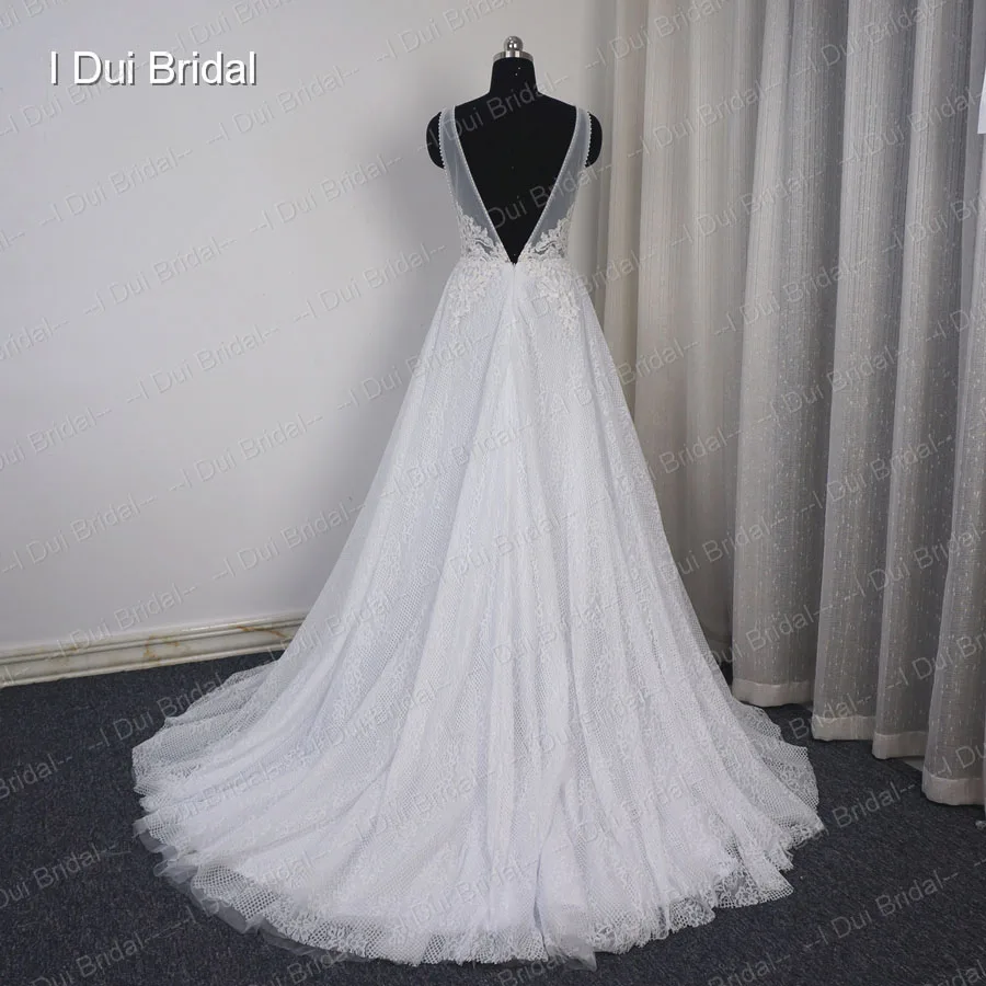 Свадебное платье с V образным вырезом а силуэт|bridal gown|beach bridal gownwedding dress real |
