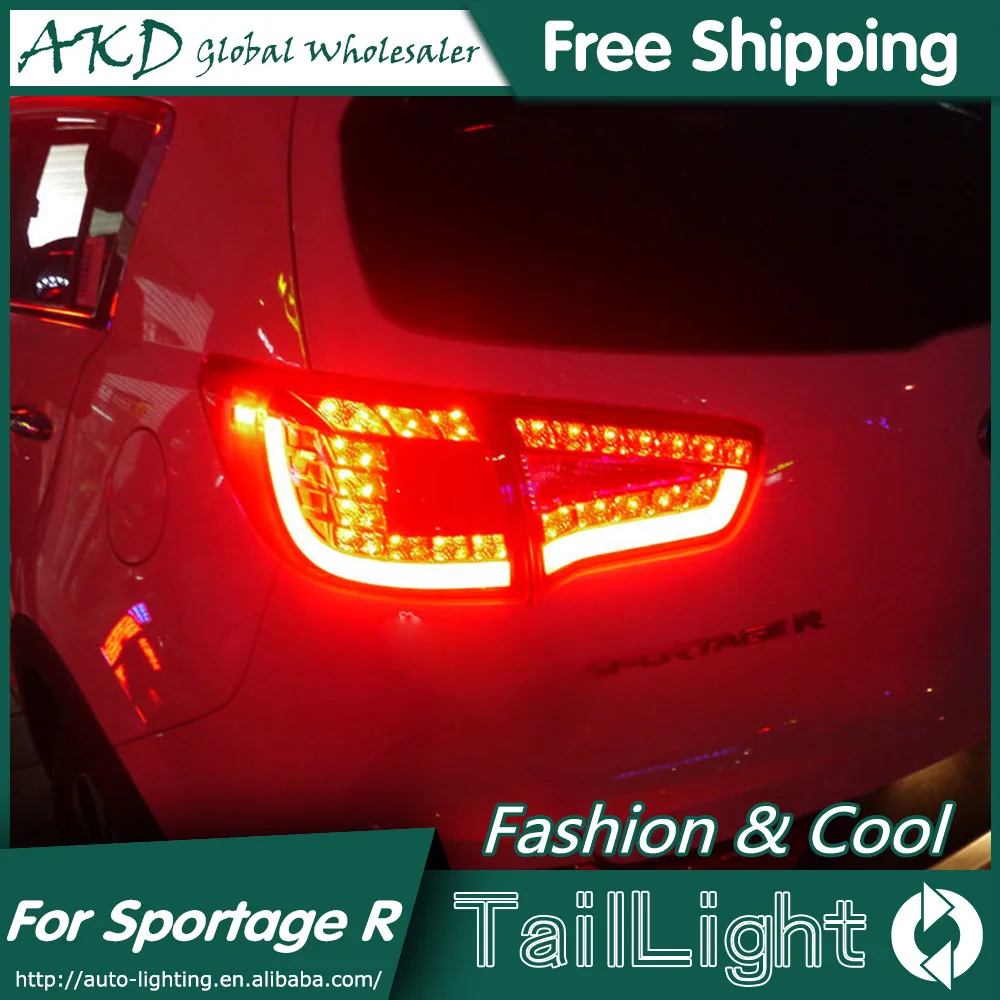 

AKD Car Styling for Kia SportageR Tail Lights 2011-2014 Sportage R LED Tail Light LED Rear Lamp DRL+Brake+Park+Signal