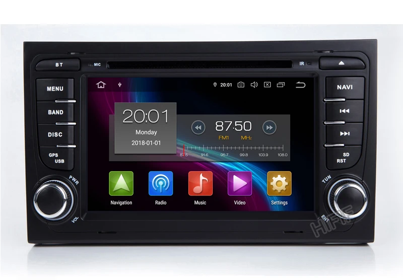 Clearance DSP Android 9.0 8 CORE/4 CORE CAR GPS For Audi A4 B6 B7 S4 B7 B6 RS4 B7 SEAT Exeo dvd player radio IPS screen WIFI BT CARPLAY PC 7