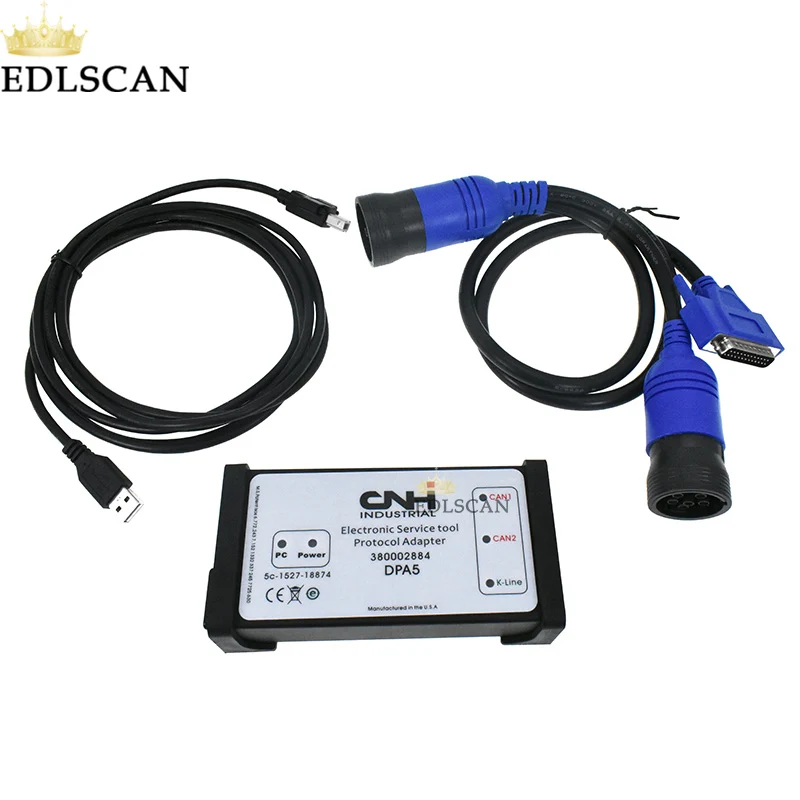

EDLSCAN Agriculture tractor harvester diagnostic tool CNH EST for New Holland equipment with electronic service tool software