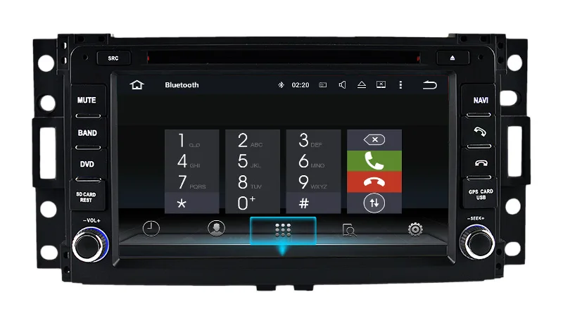 Discount 7" two din android 9.0 car audio stereo gps navigation player for Hummer H3 2006-2009 car multimedia autoradio 4G RAM 32G ROM 8