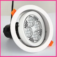 35 Вт светодиодные прожекторы высокий яркий PAR30 качели Мульти-угол встроенные потолочные светильники магазин одежды центр потолочные точечные светильники