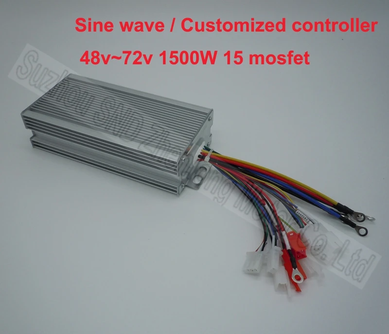 Контроллер электродвигателя электровелосипеда 48 В 72 1000 Вт 1500 15mosfet 42A бесшумный