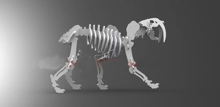 Belodon Динозавр Дракон DWG CAD чертежный файл для ЧПУ лазерной резки гравировки D9|file| |
