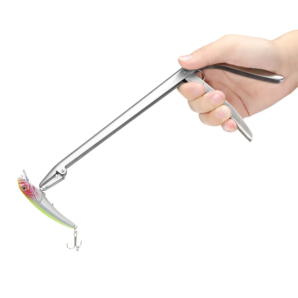 

Stainless Steel Fish Hook Remover Pliers Tools Tackle Unhooking Device Fish Clamp Clip Catch Remover Fishing Plier Hook Tool