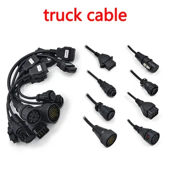 

Hot Sale Adapter truck Cable For cdp vd ds150e cdp Trucks connect cable Full set 8 Truck Cables cable for delphis multidiag pro