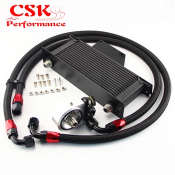 16 Row AN10 Racing Engine Oil Cooler Kit Fits For 01-05 Subaru Impreza WRX/STi Silver/Black
16 Row AN10 Racing Engine Oil Cooler Kit Fits For 01-05 Subaru Impreza WRX/STi Silver/Black