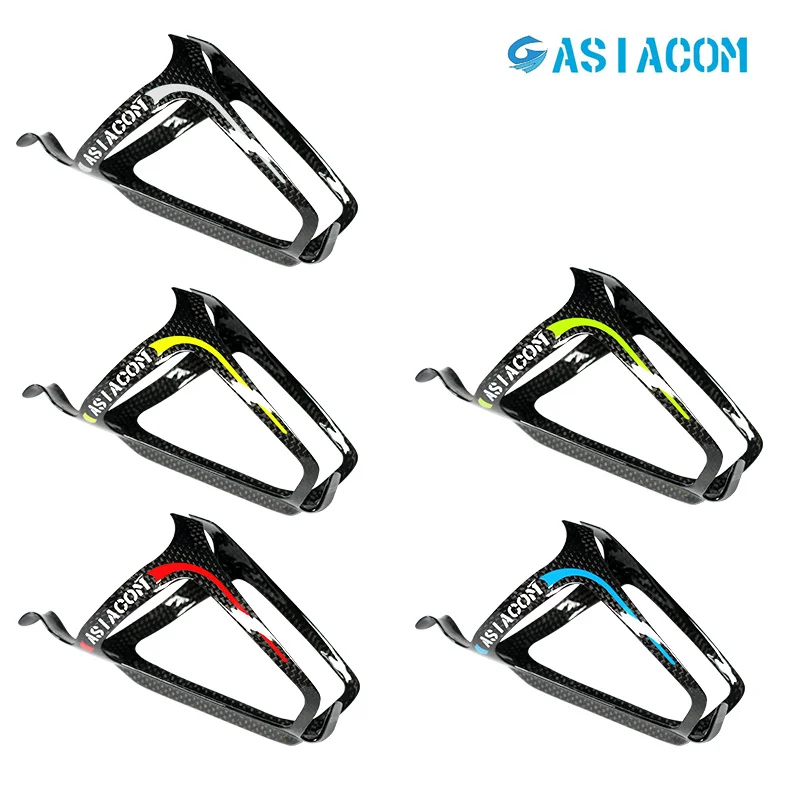 2017 ASIAOCM 3K glossy Full Carbon Fiber Bicycle Water Bottle Holder Ultralight Road Bike Cage MTB Parts | Спорт и развлечения