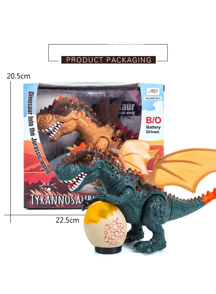 Brinquedos de Controle Brinquedos para Crianças Infravermelho Dinossauro Remoto Tyrannosaurus Balançando Cabeça Flash Olhos Ovos Andando Spray Dino rc 15 spray dino rc brinquedos para crianças