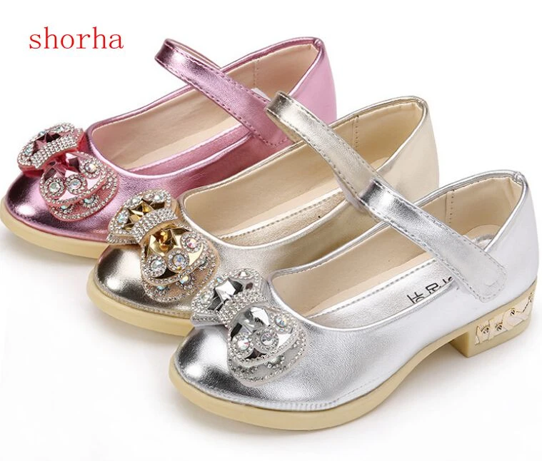 childrens silver party shoes
