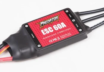 

FMS PREDATOR 60A model RC aircraft ESC 3A switch BEC configuration brushless for fixed wing support 4S Lipo battery