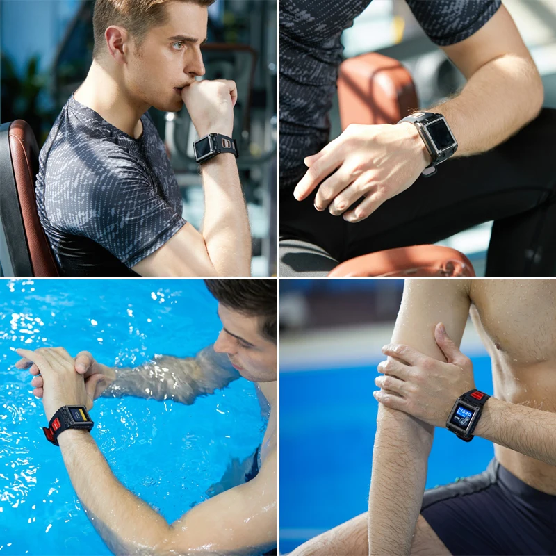 Международная версия Makibes G08 gps Bluetooth smart watch IP68 Водонепроницаемый сердечного ритма smart watch es Мужская Мульти-Спорт