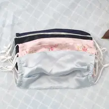 Мужская Женская Весна Лето Шелковая Маска от солнца Дамская PM 2,5 дышащая шелковая Муфельная R1509