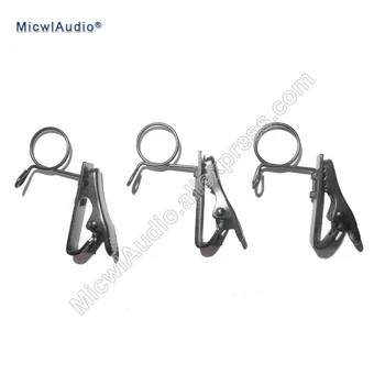 

Spare Replaceable Metal clip Mic clips for Audio Technica (9-11mm) Lavalier Lapel Microphones 3pcs