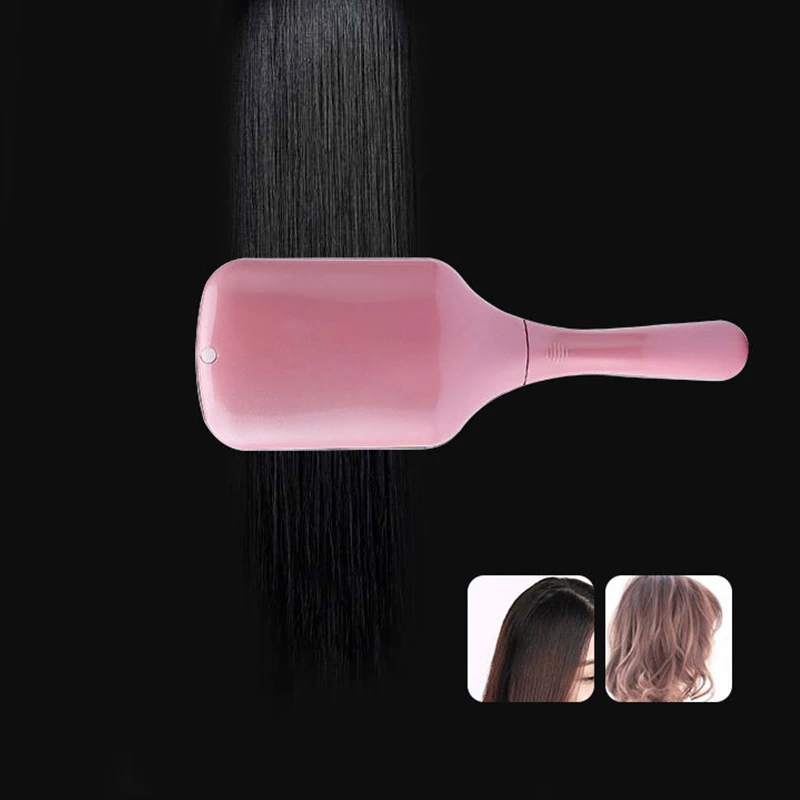 Электрический Ионный Вибрационный портативный массажер для головы расческа кисти Расческа с широкими зубчиками расческа в форме салона