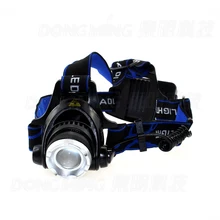 Rechargeable 2000LM XM-L T6 LED Zoomable Headlamp18650 Headlight frontale lamp Bike Bicycle head Flashlight Outdoor Camping