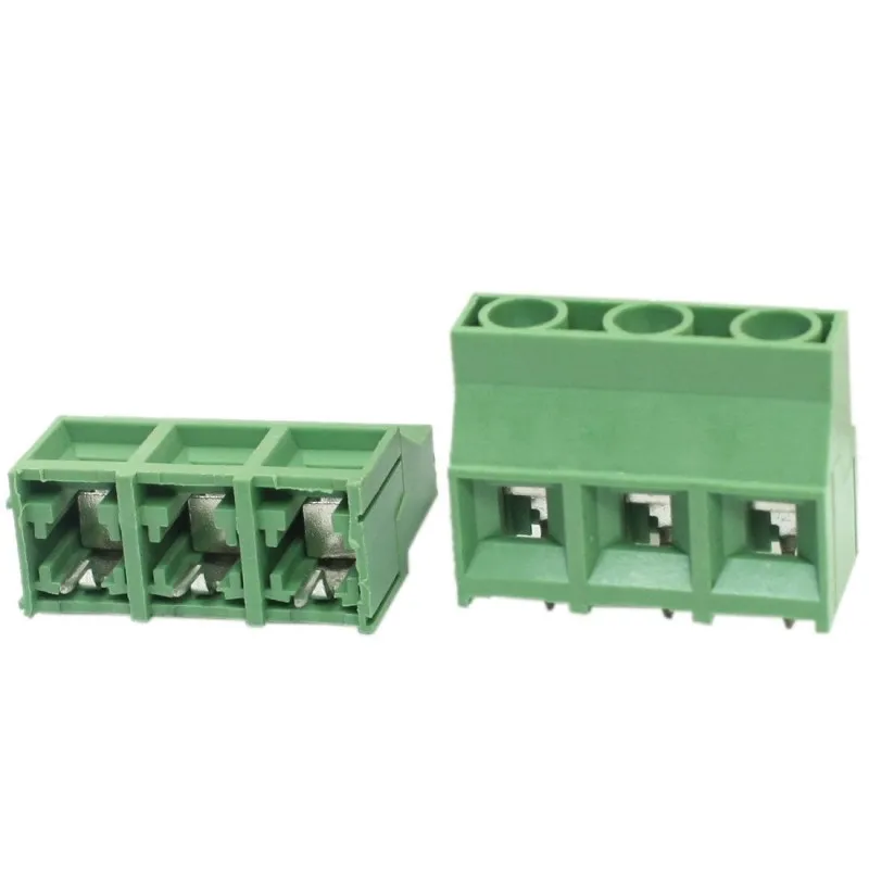 8.5mm Pitch Pluggable Type Green Screw Terminal Block Connector 2 Pcs