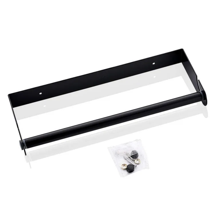 Kitchen Roll Holder - Stainless Steel Paper Towel Holder Wall-Mount Cling Film Dispenser, Roll Paper Hand Towel Detachable Stora