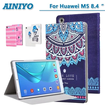 

For Huawei MediaPad M5 8.4 inch Cover Case Protective PU Leather Stnad Case for Huwei M5 8.4"SHT-AL09 SHT-W09 Tablet PC Covers