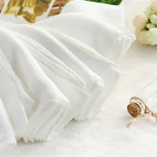 10 шт./лот хлопок пеленки для новорожденных Марли белый бамбуковое волокно Детские Подгузники моющиеся Мягкие младенческой Изменение колодок и обложек уход за младенцем