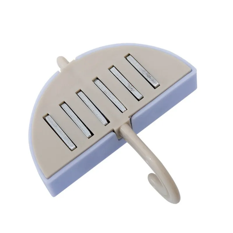 

Umbrella Shape Magnet Hanger Invisible Iron Refrigerator Sticker Hanger Wall-Mounted Kitchen Gadget Small Hanger